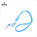 Heißer runder gewebter Nylon Lanyard Custom Woven Patch